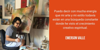 Obras de pintores hondureños Emerson Valle