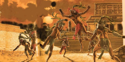 el sacrificio en el juego de pelota maya