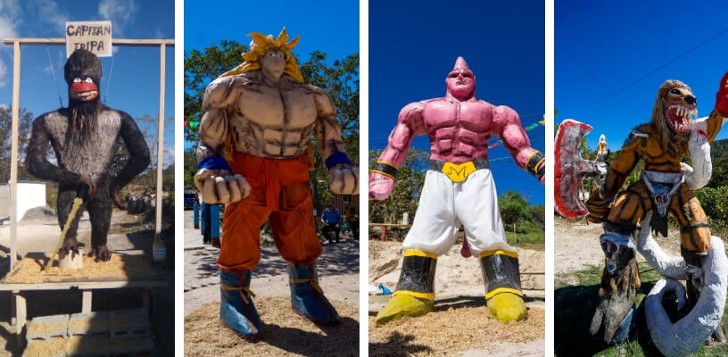 Monigotes gigantes de Ojojona