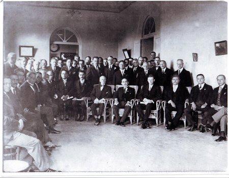 Lindbergh y el gabinete de gobierno de Miguel Paz Baraona