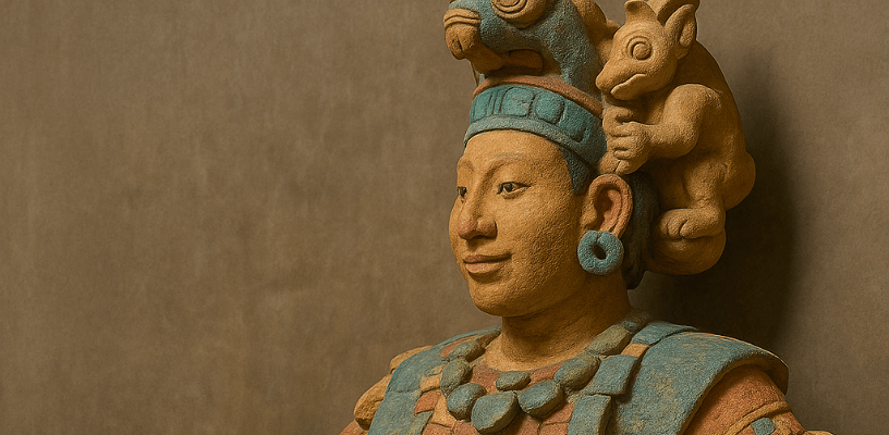 escultura 18 conejo en el Peabody Museum de Harvard