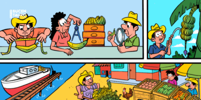 banano, mínimo, guineo en Honduras Garabatos